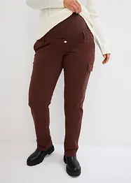 Zwangerschapsbroek met biologisch katoen, straight, bonprix