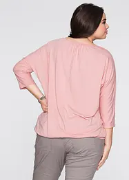 Oversized shirt in een viscosemix, bonprix