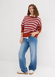 Boxy trui in ajour, bonprix