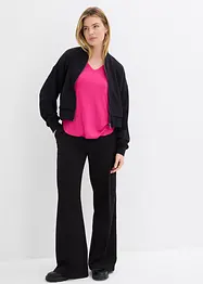 Shirt met 3/4 mouwen in een mix van viscose en elastan, bonprix