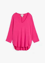 Shirt met 3/4 mouwen in een mix van viscose en elastan, bonprix