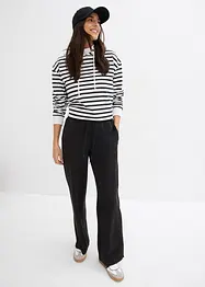 Jersey broek van stevige interlock, bonprix