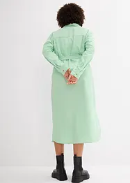 Gestreepte blousejurk met strikceintuur, bonprix