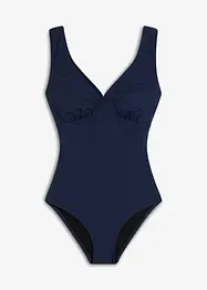 Corrigerend badpak met V-hals, sterk corrigerend, bonprix