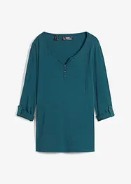Lichte longsleeve met knoopsluiting, bonprix
