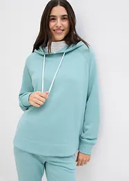 Casual sweater met lange mouwen en capuchon, bonprix