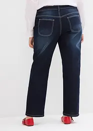 Straight stretch jeans mid waist, bonprix