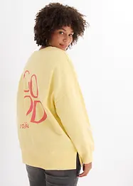 Oversized sweater van biologisch katoen, bonprix
