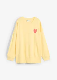 Oversized sweater van biologisch katoen, bonprix