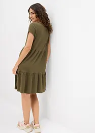 Katoenen tuniekjurk, korte mouw, bonprix