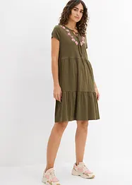 Katoenen tuniekjurk, korte mouw, bonprix