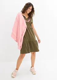 Katoenen tuniekjurk, korte mouw, bonprix
