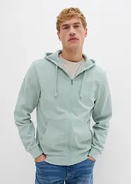 Sweater met capuchon en ritssluiting, bonprix