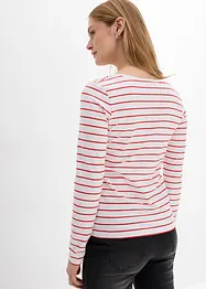 Longsleeve met vierkante halslijn, bonprix