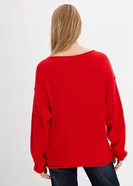 Oversized trui met vleermuismouwen, bonprix