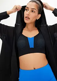 Oversized sportjas met transparant mesh, bonprix
