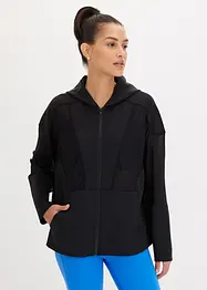 Oversized sportjas met transparant mesh, bonprix