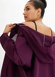 Oversized sportjas met transparant mesh, bonprix