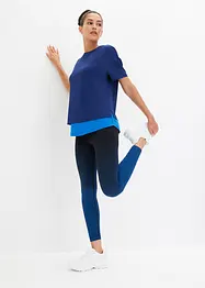 Naadloze legging met kleurverloop, sneldrogend, bonprix