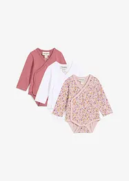 Baby rompertje van biologisch katoen (set van 3), bonprix