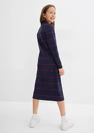Jersey jurk met polokraag met biologisch katoen, bonprix