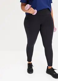 Comfort sportlegging met mesh en telefoonzak, bonprix