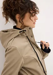 Super stretch softshell parka, waterafstotend, bonprix