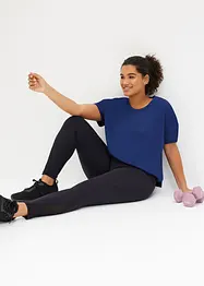 Comfort sportlegging met mesh en telefoonzak, bonprix