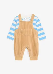 Baby longsleeve en tuinbroek (2-dlg. set), bonprix