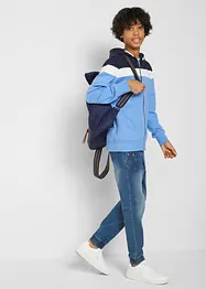 Sweatvest met capuchon in een zachte katoenmix, bonprix