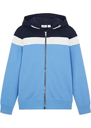 Sweatvest met capuchon in een zachte katoenmix, bonprix