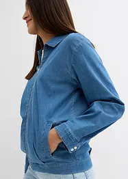 Spijkerjas in blousonstijl, met ritssluiting, bonprix