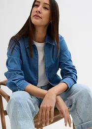 Spijkerjas in blousonstijl, met ritssluiting, bonprix