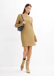 Mini jurk van gestructureerde crêpe, bonprix