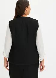 Mouwloze bouclé blazer, bonprix