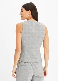 Glencheck gilet, bonprix