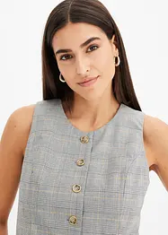 Glencheck gilet, bonprix