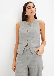 Glencheck gilet, bonprix