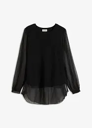 Trui met chiffon mouwen, bonprix