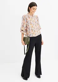 Gedessineerde blouse met viscose, bonprix
