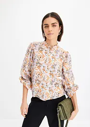 Gedessineerde blouse met viscose, bonprix