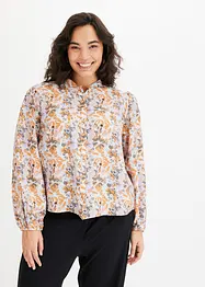 Gedessineerde blouse met viscose, bonprix