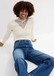Straight jeans high waist, stretch, bonprix