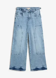 Wide leg jeans, mid waist, bonprix