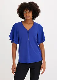 Shirt met chiffon mouwen, bonprix