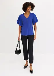 Shirt met chiffon mouwen, bonprix