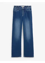 Straight stretch jeans mid waist, bonprix