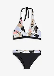Halter bikini met gerecycled polyamide (2-dlg. set), bonprix