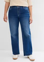 Straight stretch jeans mid waist, bonprix