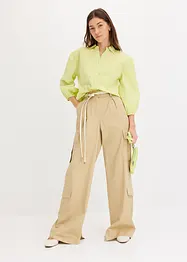 Cargo broek van puur katoen, bonprix